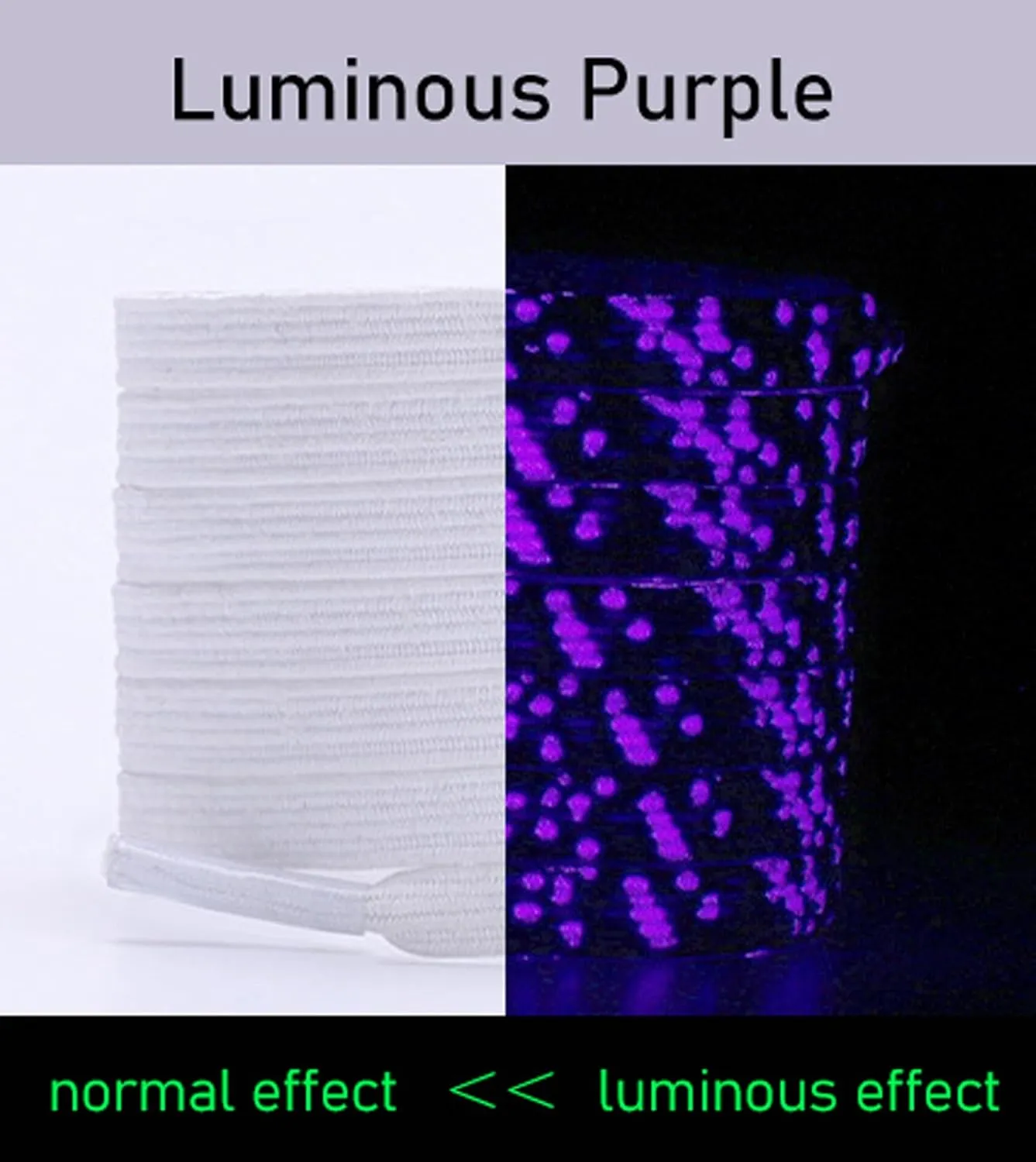 2 Pairs Flat Shoe Laces Luxury Light Up Glow in the Dark No Tie Sneakers Shoelaces for Party Dancing Skating