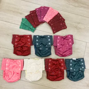 7-Pack GroVia Trainers with Extra Side Panels, Gently Used