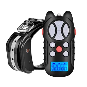 BEESCLOVER Dog Training Collar Dog Shock Collar Rechargeable Waterproof Black