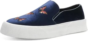 ByErz Men's Luxury Velvet Penny Loafer Shoes Noble Slip-On Suede Loafers Smoking Slippers