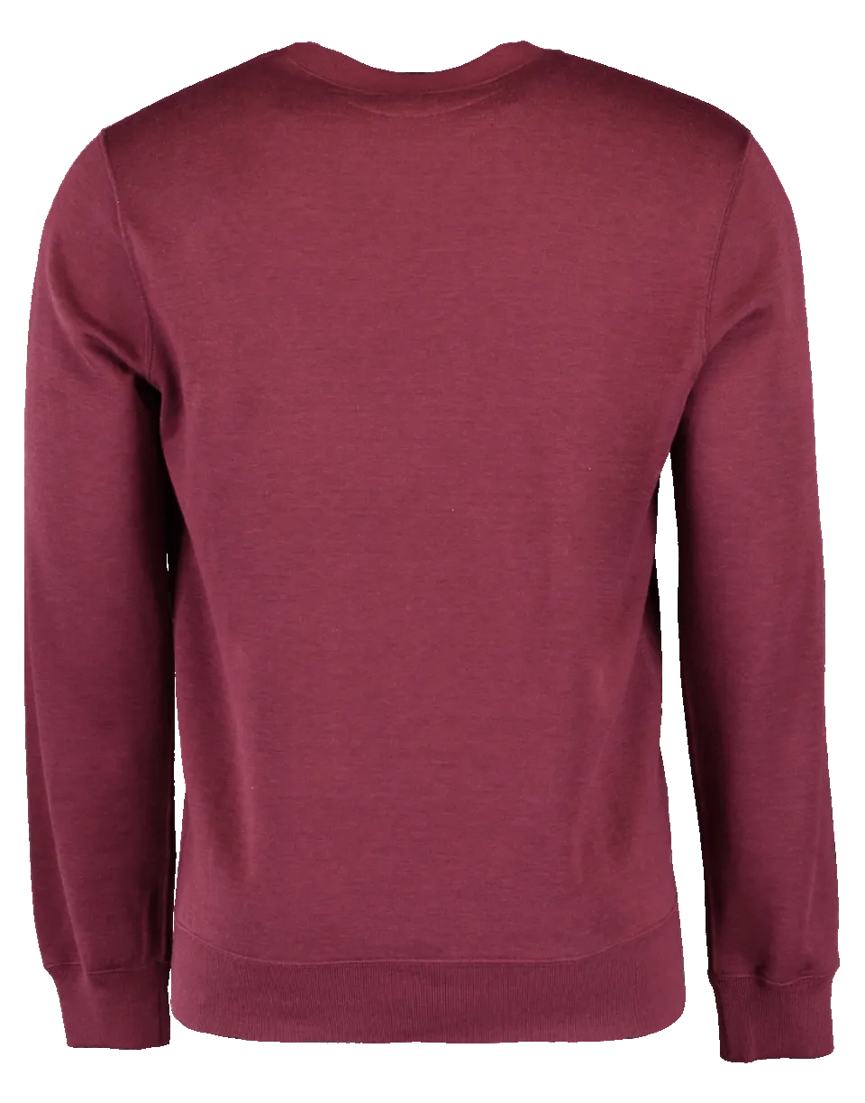 Cotton And Silk Crewneck Shirt