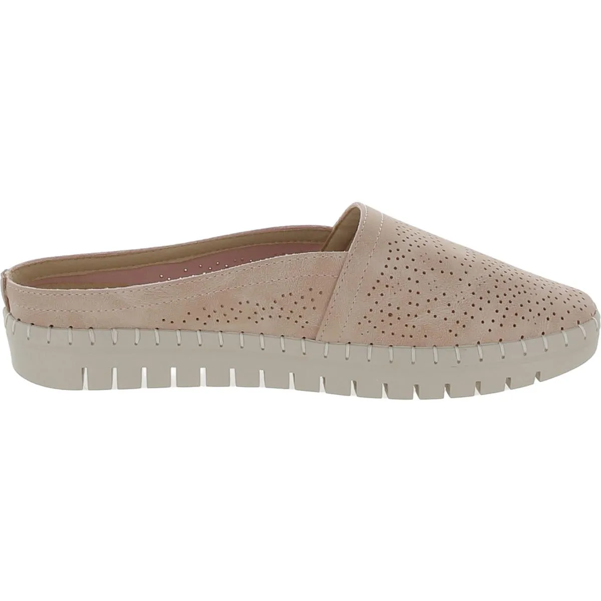 Easy Street Womens Nubuck Loafers