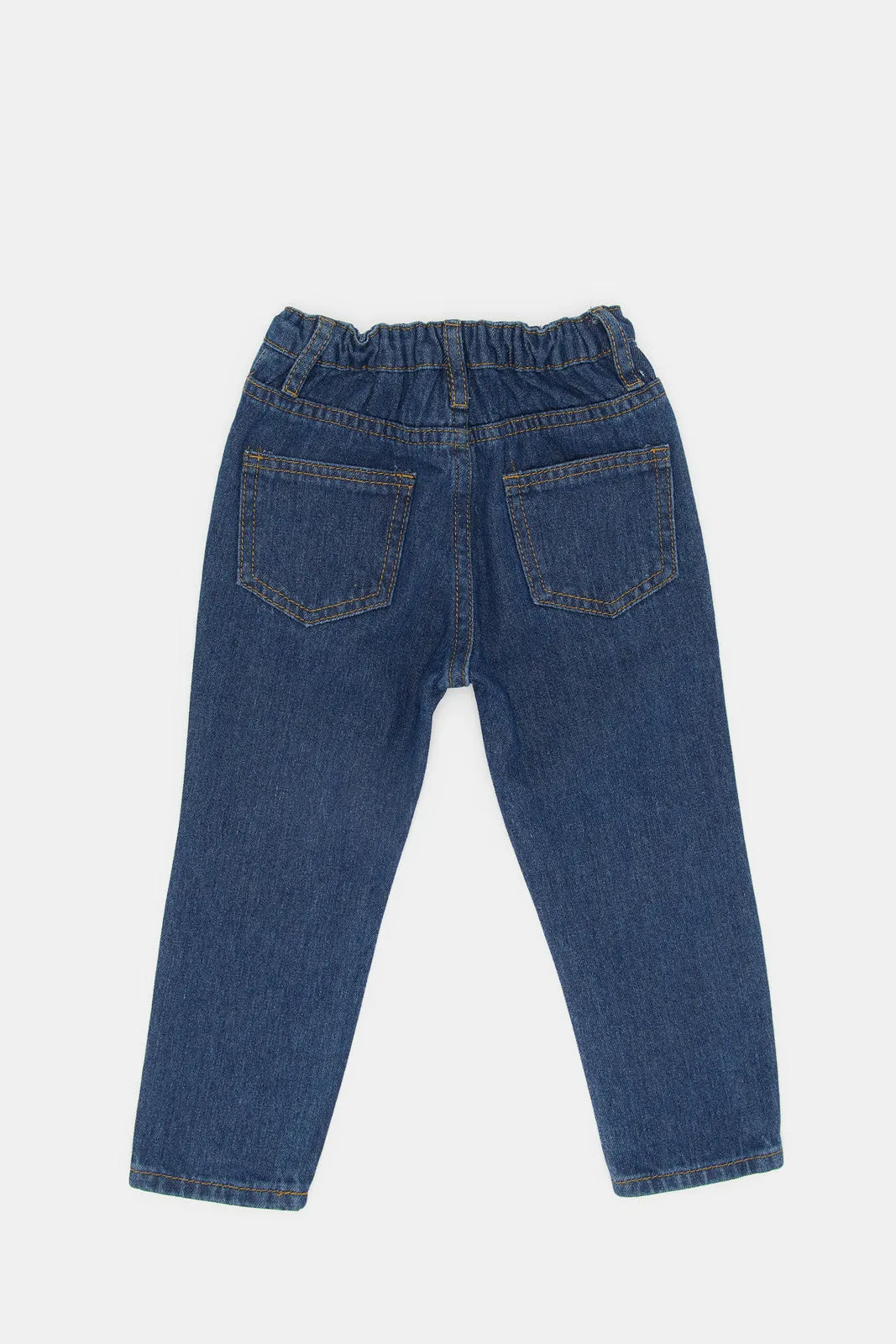 Infant Boys Blue Lion Novelty Jean