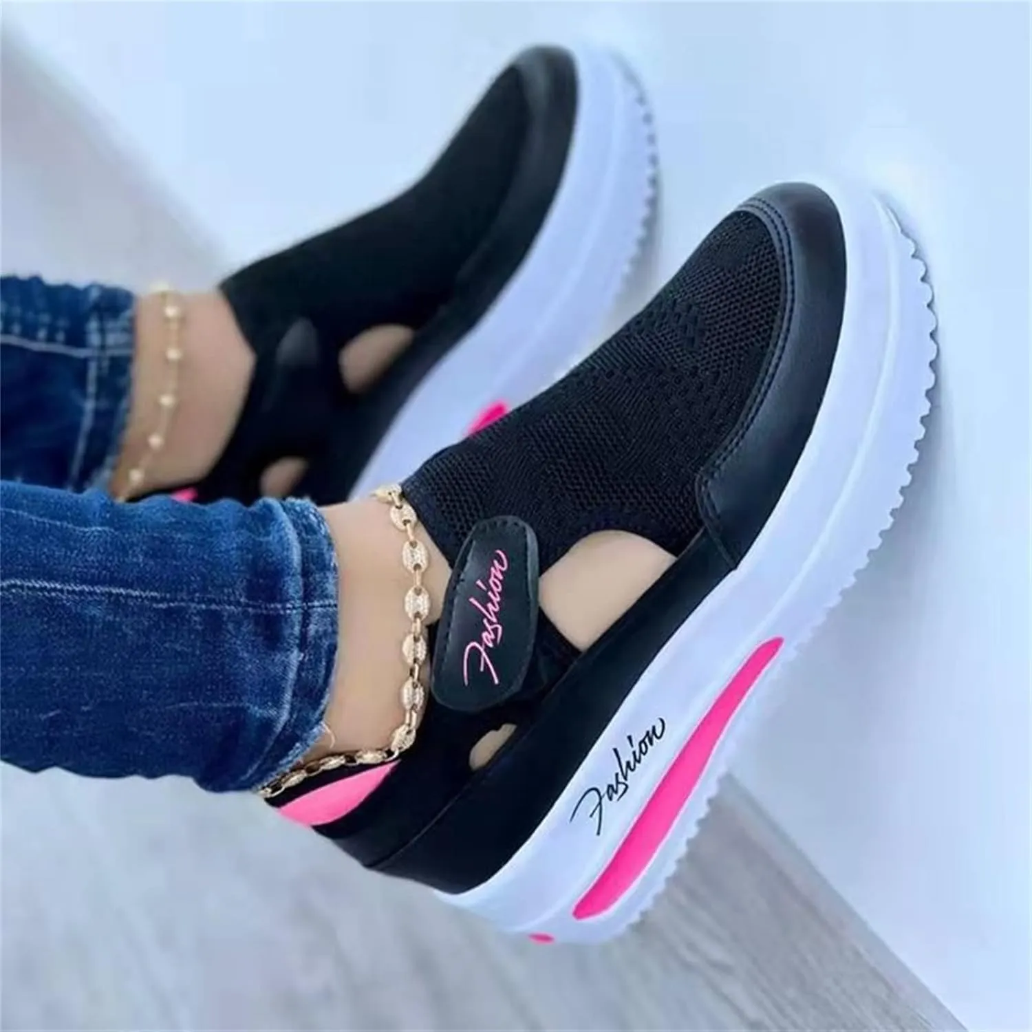 Ladmiple Womens Shoes Dressy Casual Loafers Slip On Comfortable Lightweight Canvas Shoes Fashion Cute Walking Sneakers