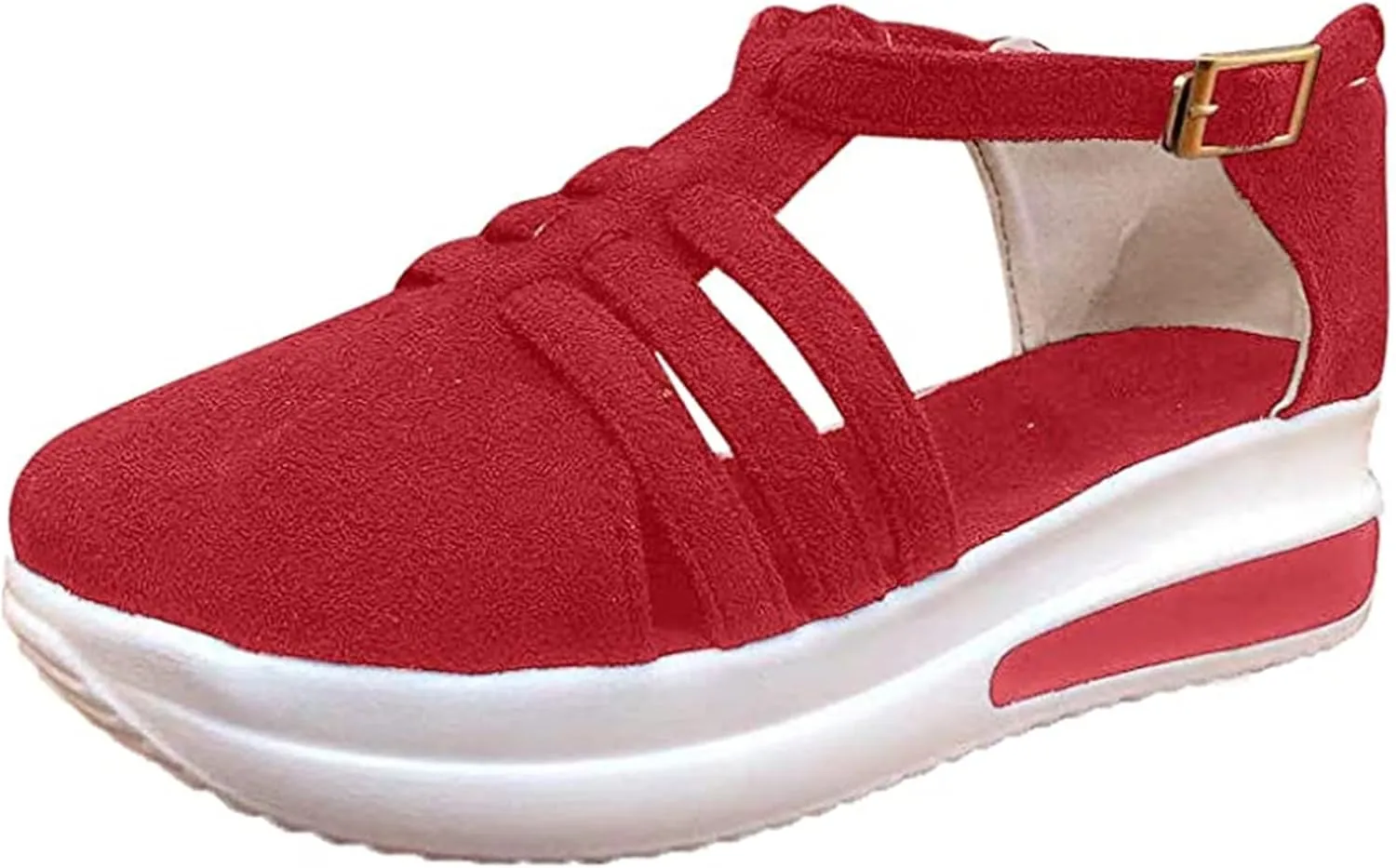 Lausiuoe Sneakers For Women Platform Slip On Canvas Shoes Low Top Non Slip Fashion Casual Comfortable Walking Flat Loafers