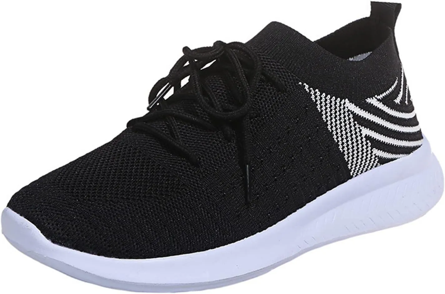 Lausiuoe Sneakers For Women Walking Shoes Slip On Comfort Light Weight Mesh Tennis Shoes Casual Sneakers for Gym Work