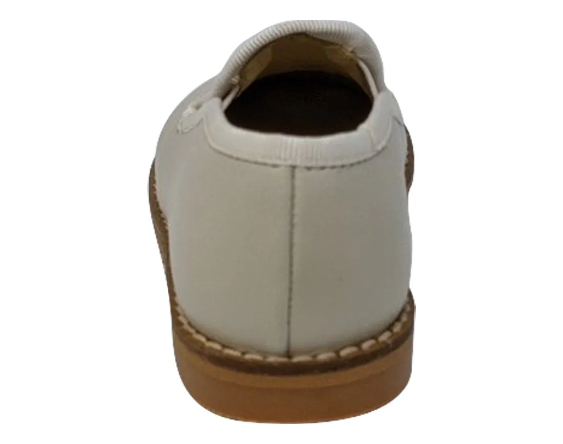 Luccini Boy's BASIL Piso Point Natural Loafer - Ciervo Tangon Beige