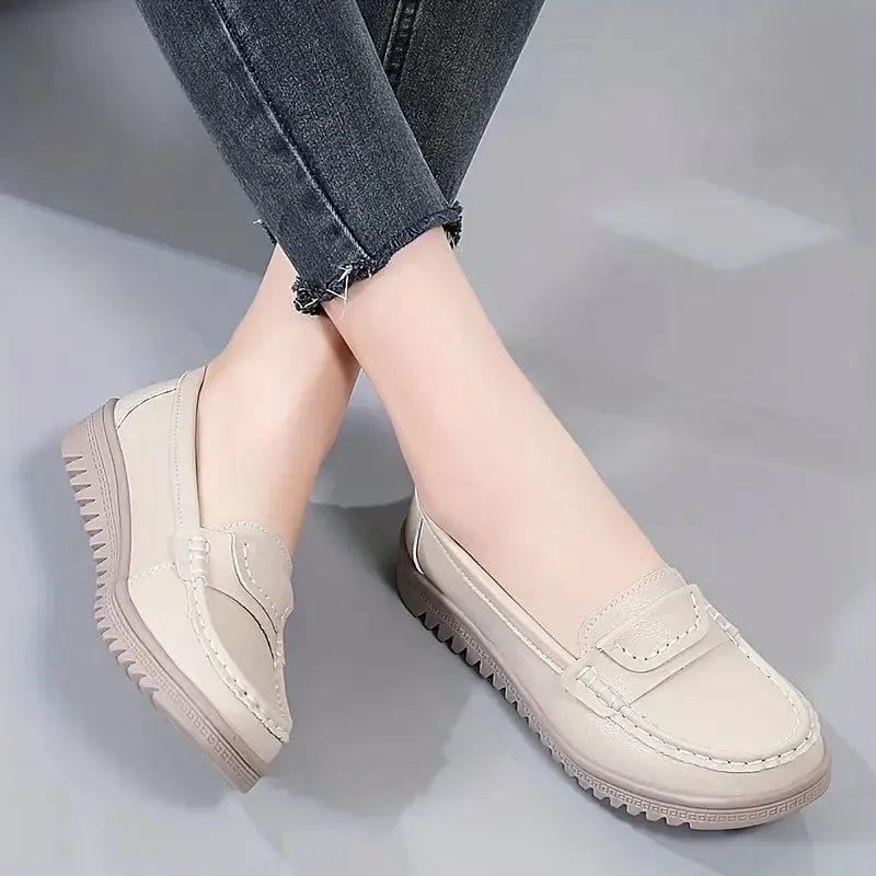 Slip-on loafer-comfortabele zomerschoenen met een niet-slip zool