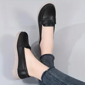 Slip-on loafer-comfortabele zomerschoenen met een niet-slip zool