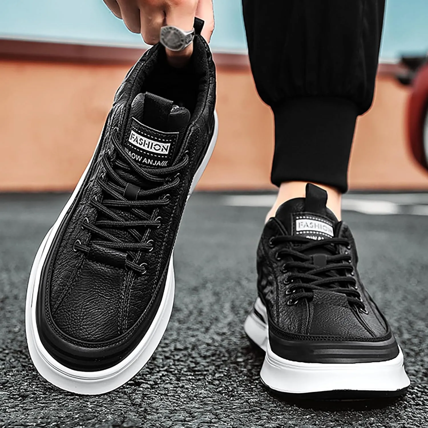 Sneaker for Men,Casual Slip on Trainers,Waterproof Non Slip Breathable Comfortable Sneakers