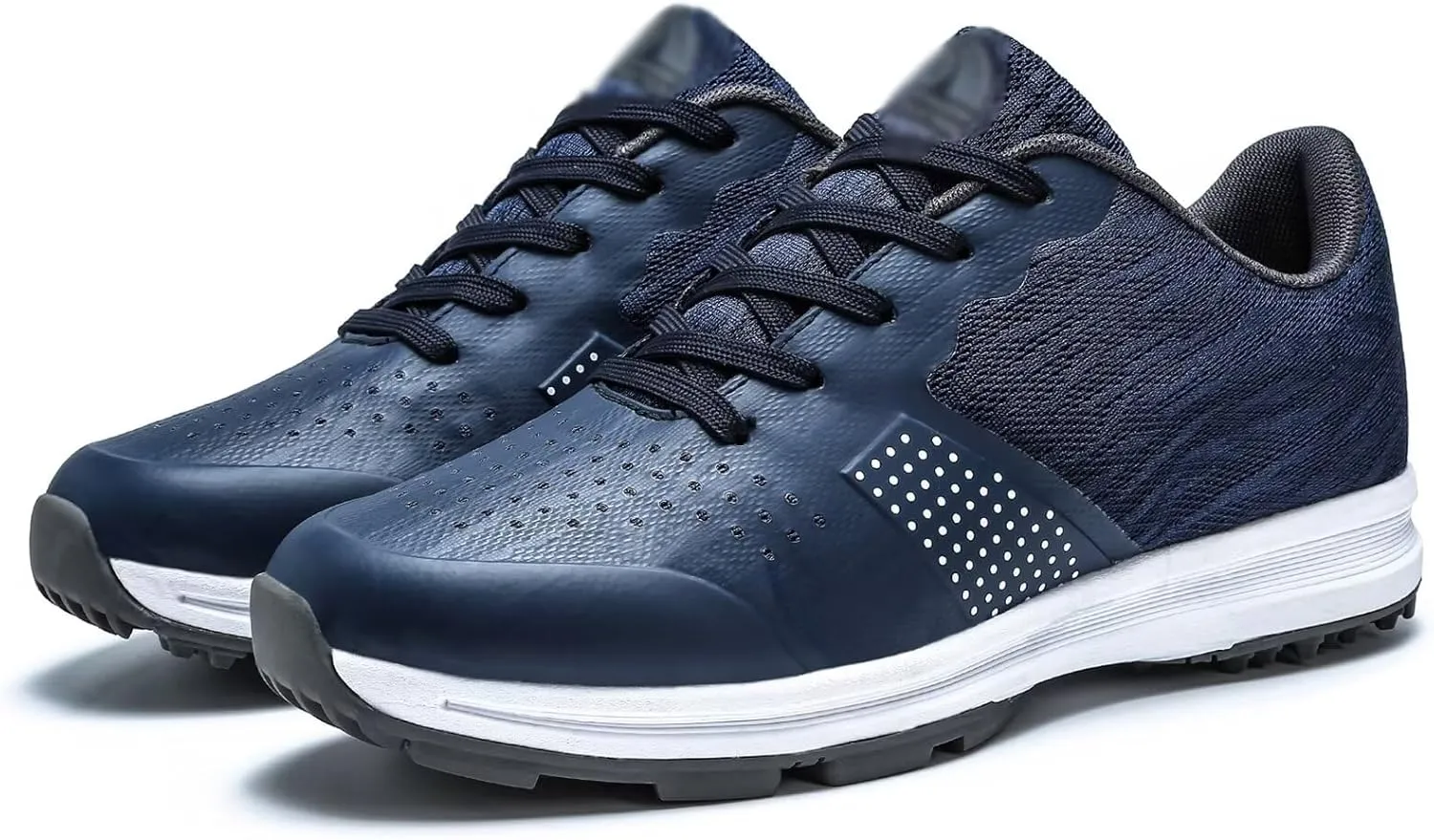 Waterproof Golf Shoes for Men Classic Mens Golf Trainers Professional Spiked Footwear Outdoor Anti Slip Walking Footwears