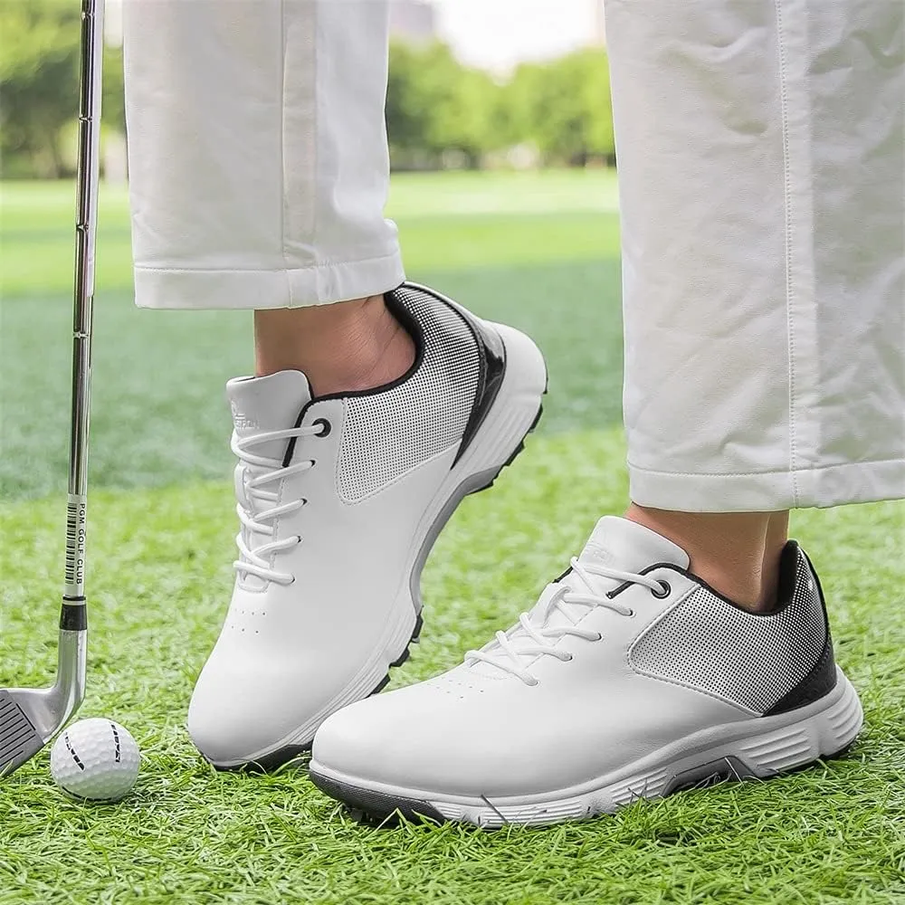 Waterproof Golf Shoes for Men Spikeless Outdoor Golf Sport Training Sneakers Classic Mens Golf Trainers Size 13 14 …