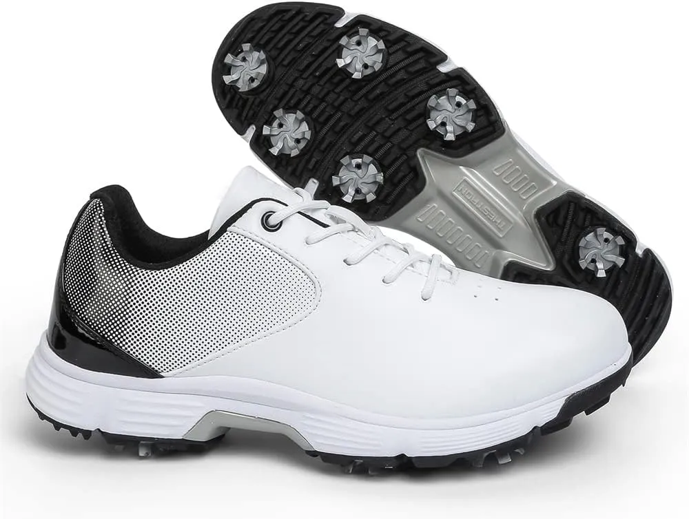 Waterproof Golf Shoes for Men Spikeless Outdoor Golf Sport Training Sneakers Classic Mens Golf Trainers Size 13 14 …