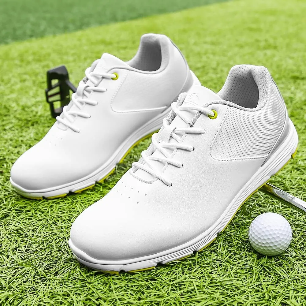 Waterproof Golf Shoes for Men Spikeless Outdoor Golf Sport Training Sneakers Classic Mens Golf Trainers Size 13 14 …