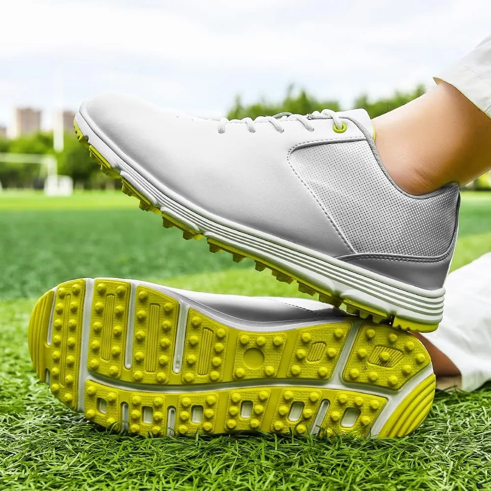 Waterproof Golf Shoes for Men Spikeless Outdoor Golf Sport Training Sneakers Classic Mens Golf Trainers Size 13 14 …