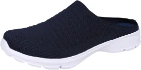 Womens Mesh Mules Orthopedic Sneakers for Women Arch Support Breathable Lightweight Running Shoes Comfortable Slip On Walking Shoes